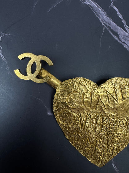 Chanel Arrow Heart Brooch — 1993 (Runway Era)