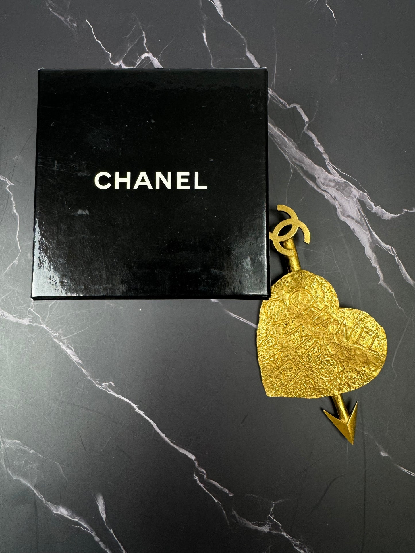 Chanel Arrow Heart Brooch — 1993 (Runway Era)