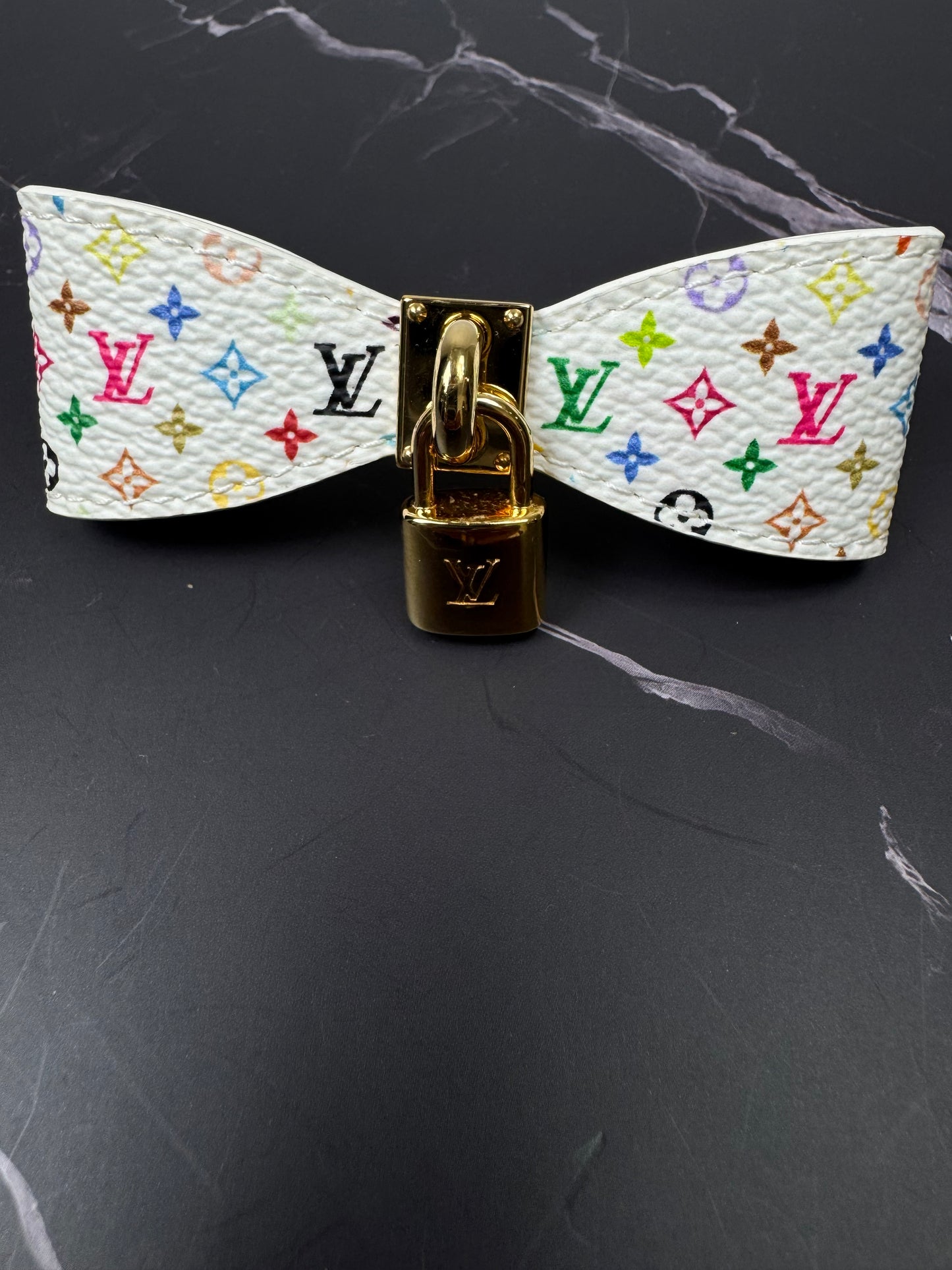 Louis Vuitton x Takashi Murakami Monogram Multicolore Bow Charm