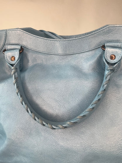 Balenciaga Agneau Classic Velo Bleu -  Indigo Hand Bag