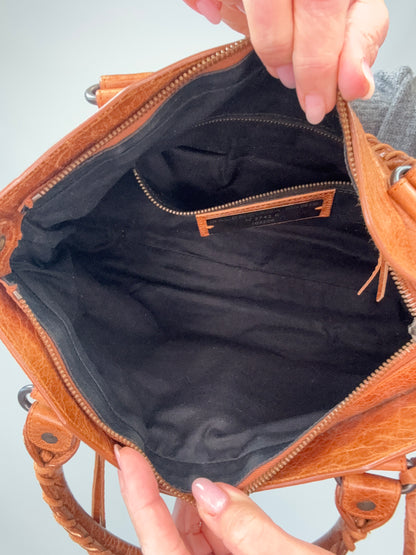 Balenciaga The First 2Way Shoulder Handbag - Brown