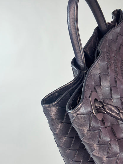 Bottega Veneta Andiamo Medium - Navy