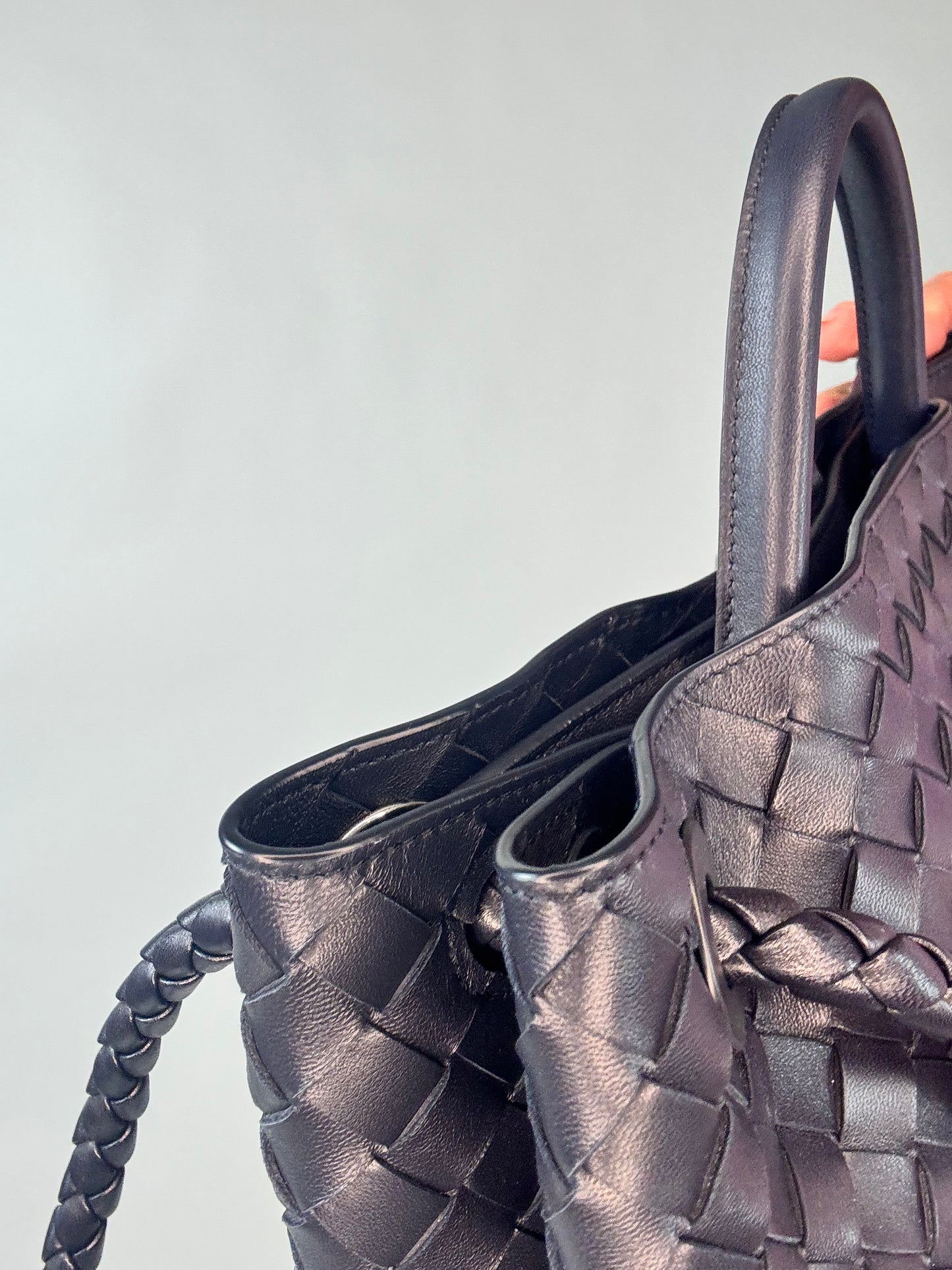 Bottega Veneta Andiamo Medium - Navy