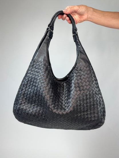 Bottega Veneta Intrecciato Campana Hobo Bag