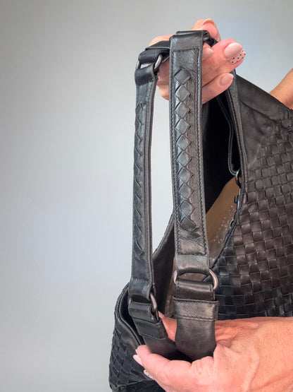 Bottega Veneta Intrecciato Campana Hobo Bag