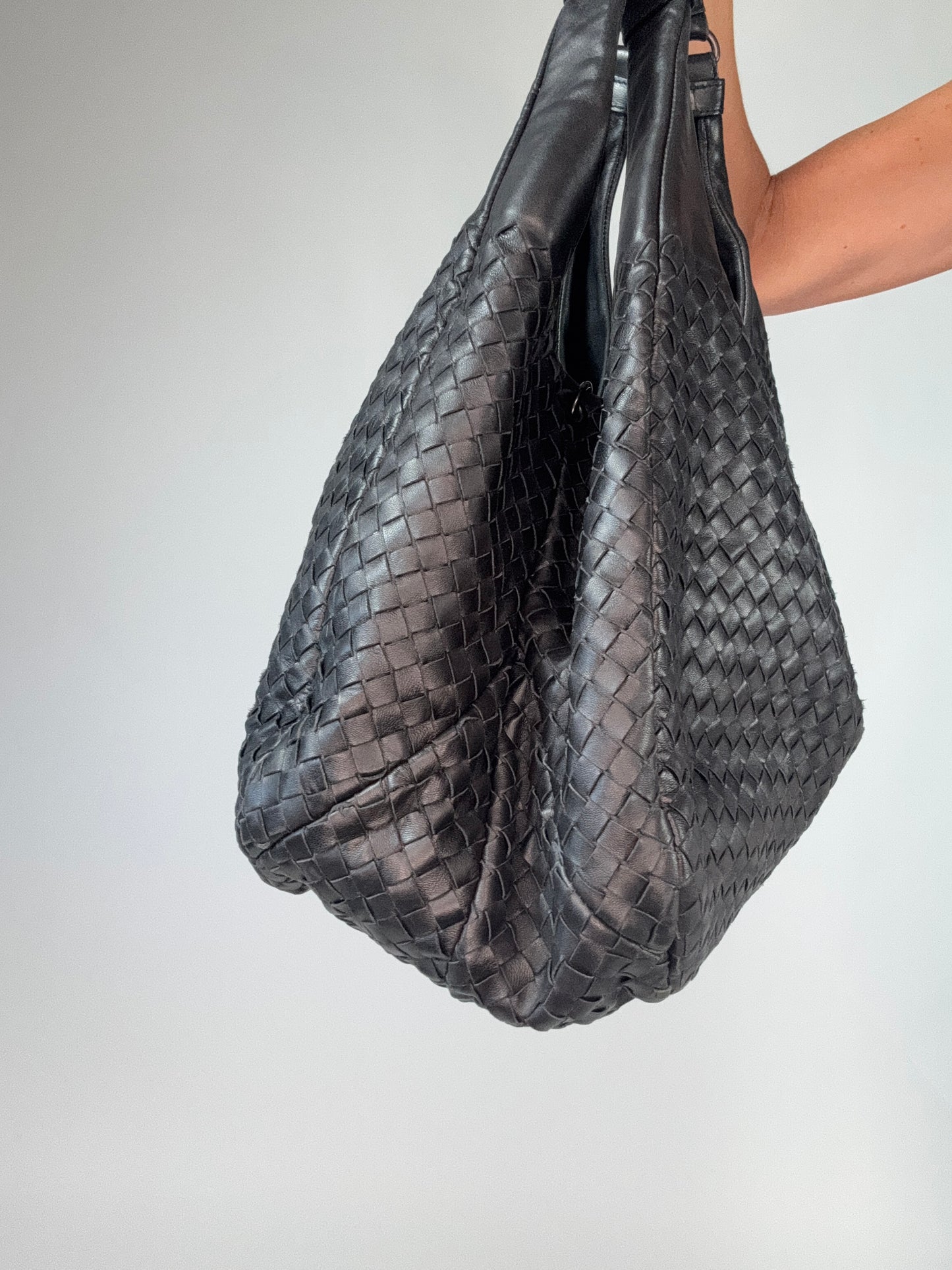 Bottega Veneta Intrecciato Campana Hobo Bag