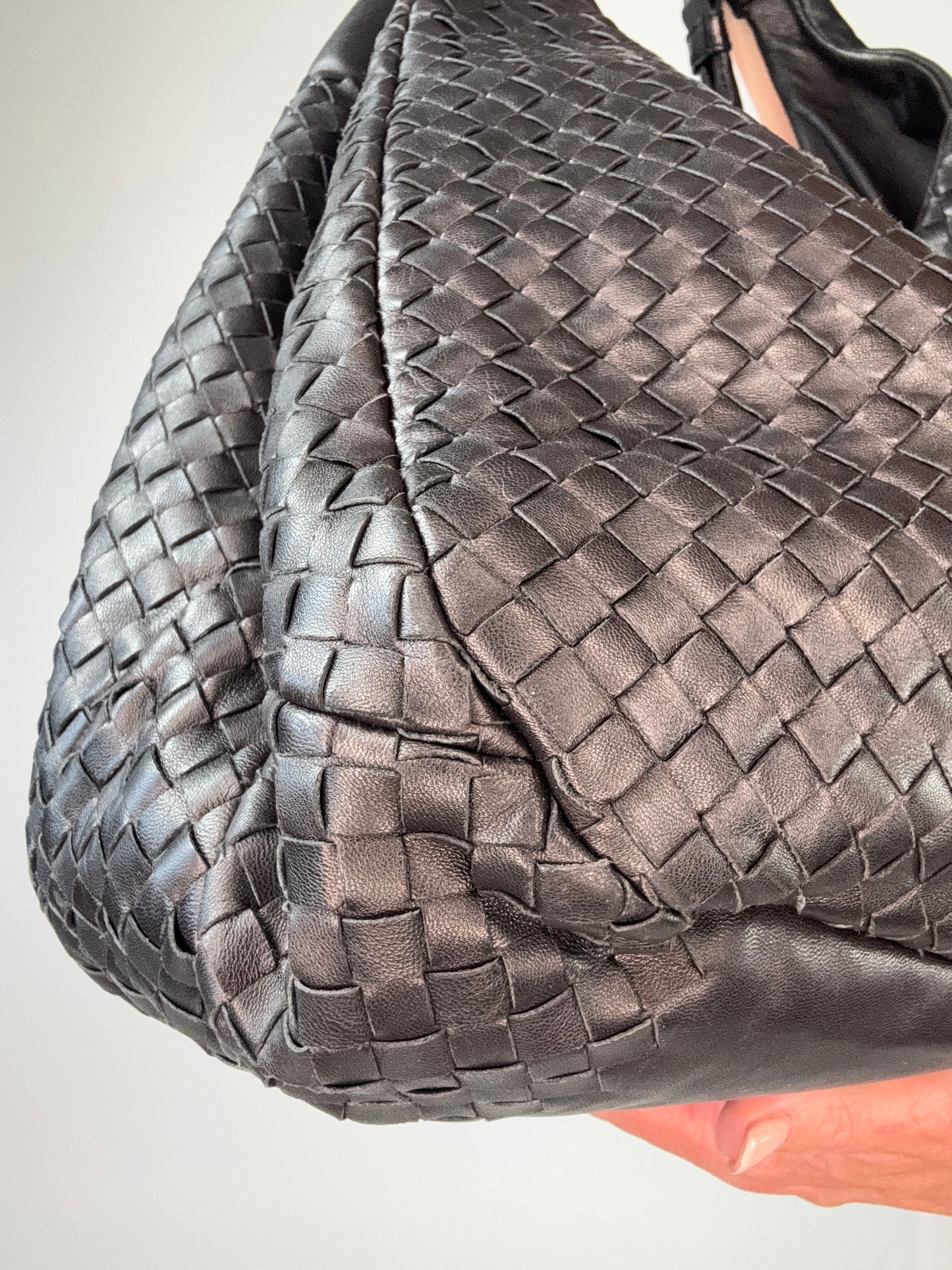 Bottega Veneta Intrecciato Campana Hobo Bag