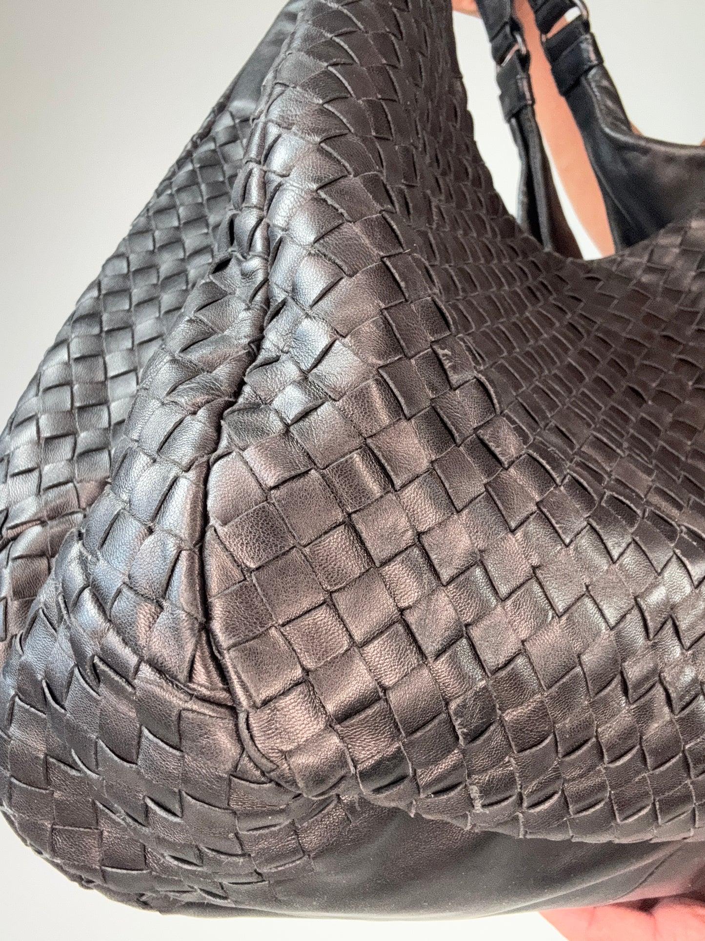 Bottega Veneta Intrecciato Campana Hobo Bag