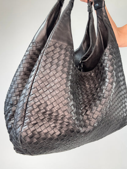 Bottega Veneta Intrecciato Campana Hobo Bag