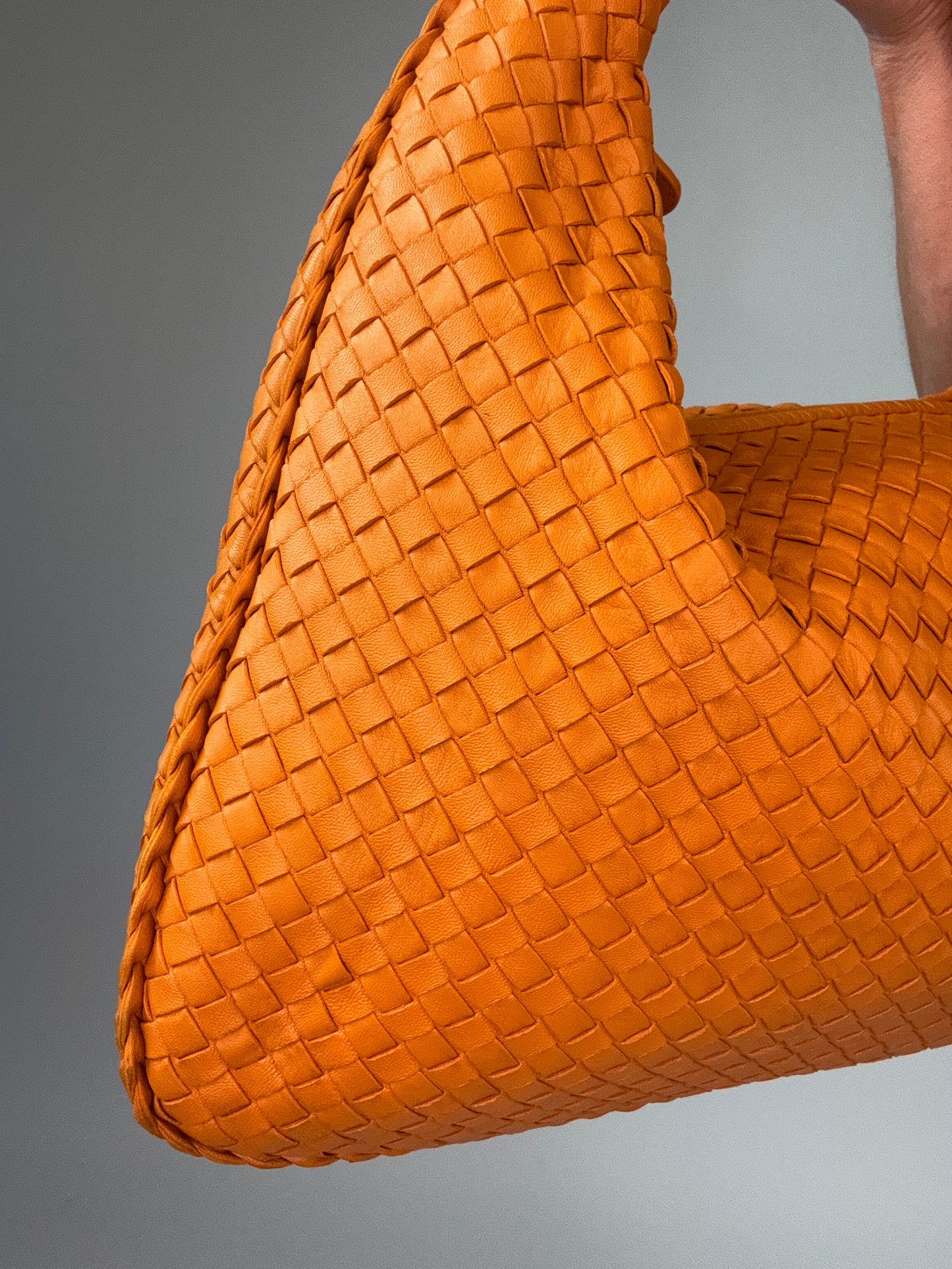 Bottega Veneta Intrecciato Hobo- Orange