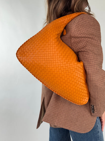 Bottega Veneta Intrecciato Hobo- Orange