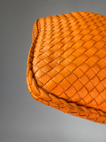 Bottega Veneta Intrecciato Hobo- Orange