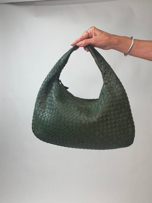 Bottega Veneta Intrecciato Hobo - Green