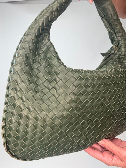 Bottega Veneta Intrecciato Hobo - Green