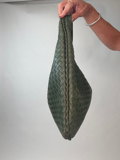 Bottega Veneta Intrecciato Hobo - Green