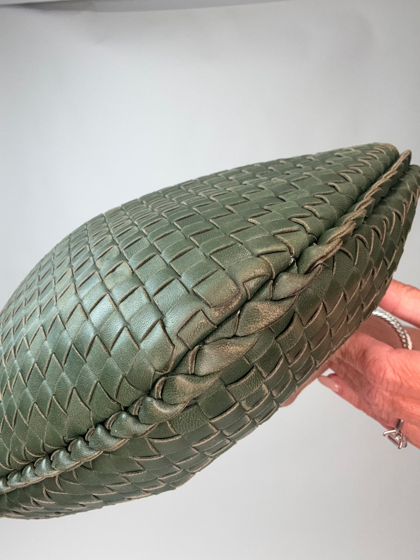 Bottega Veneta Intrecciato Hobo - Green