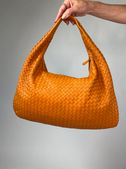 Bottega Veneta Intrecciato Hobo- Orange