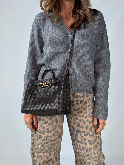 Bottega Veneta Small Andiamo - Brown