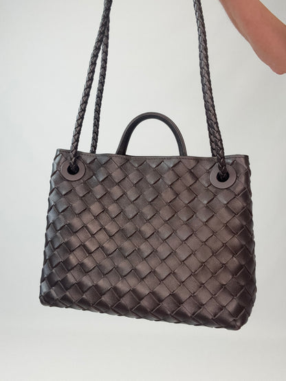 Bottega Veneta Small Andiamo - Brown