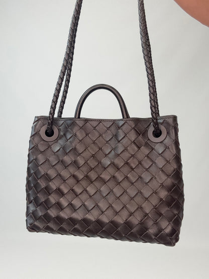 Bottega Veneta Small Andiamo - Brown