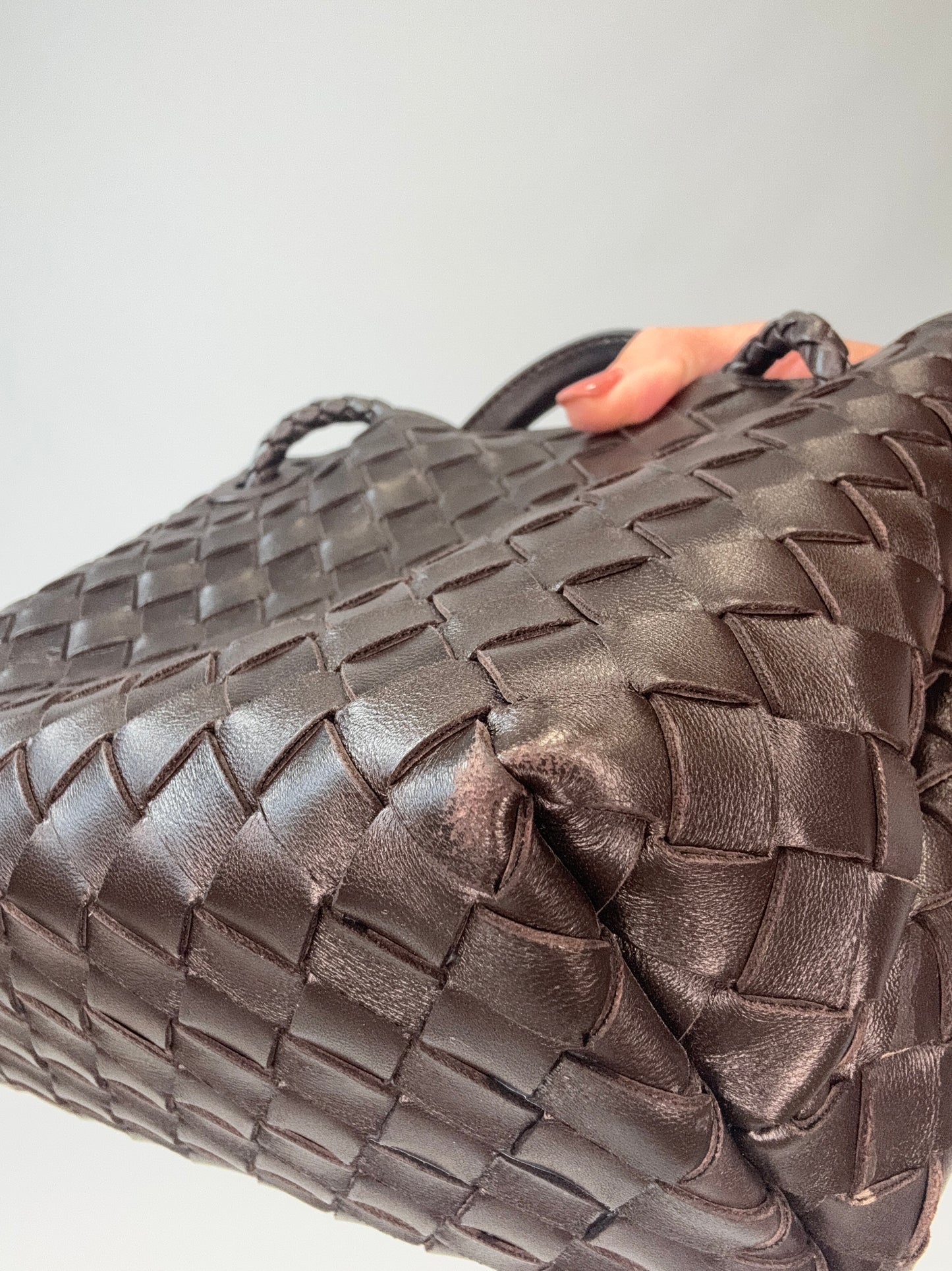 Bottega Veneta Small Andiamo - Brown