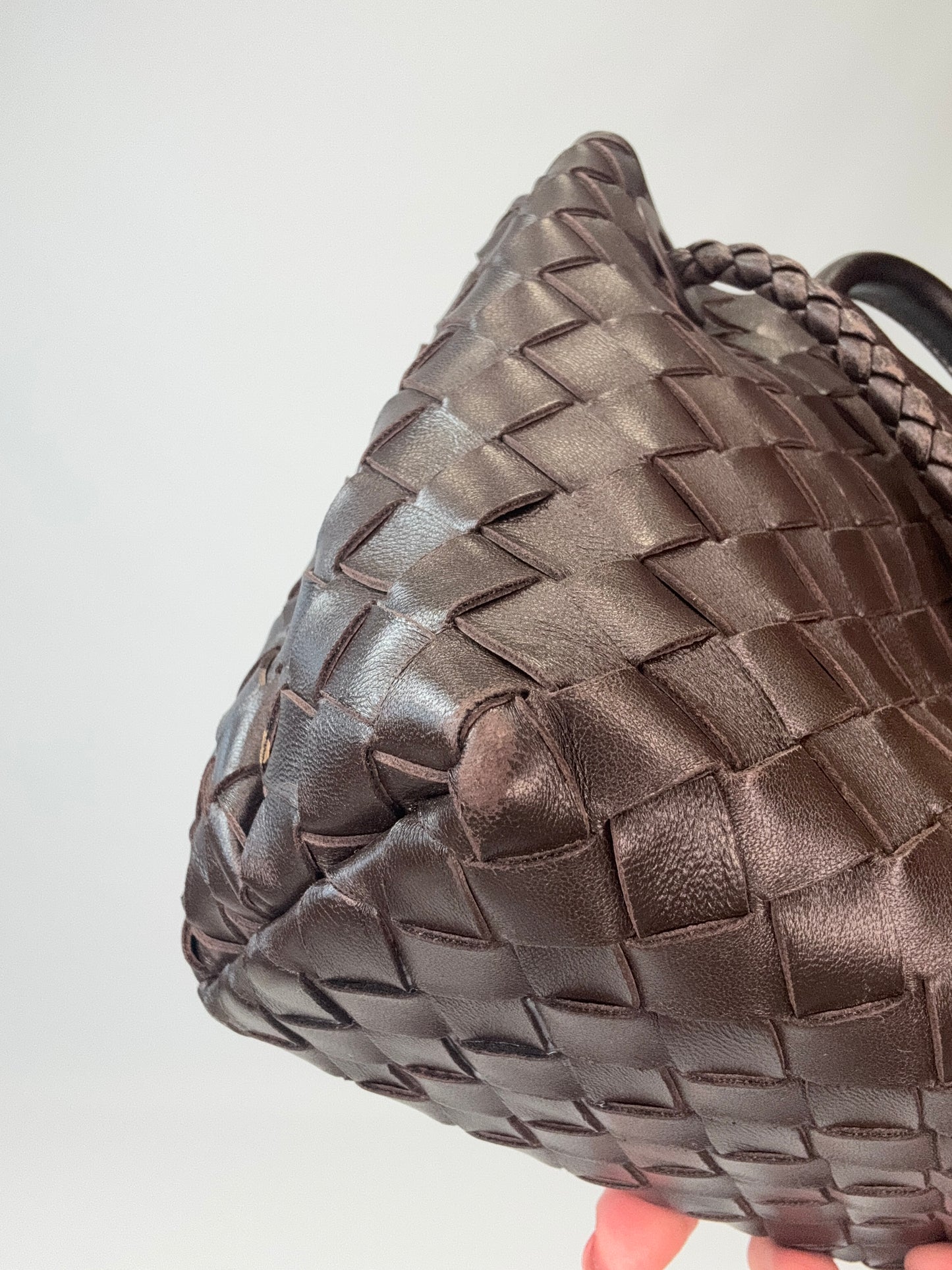 Bottega Veneta Small Andiamo - Brown
