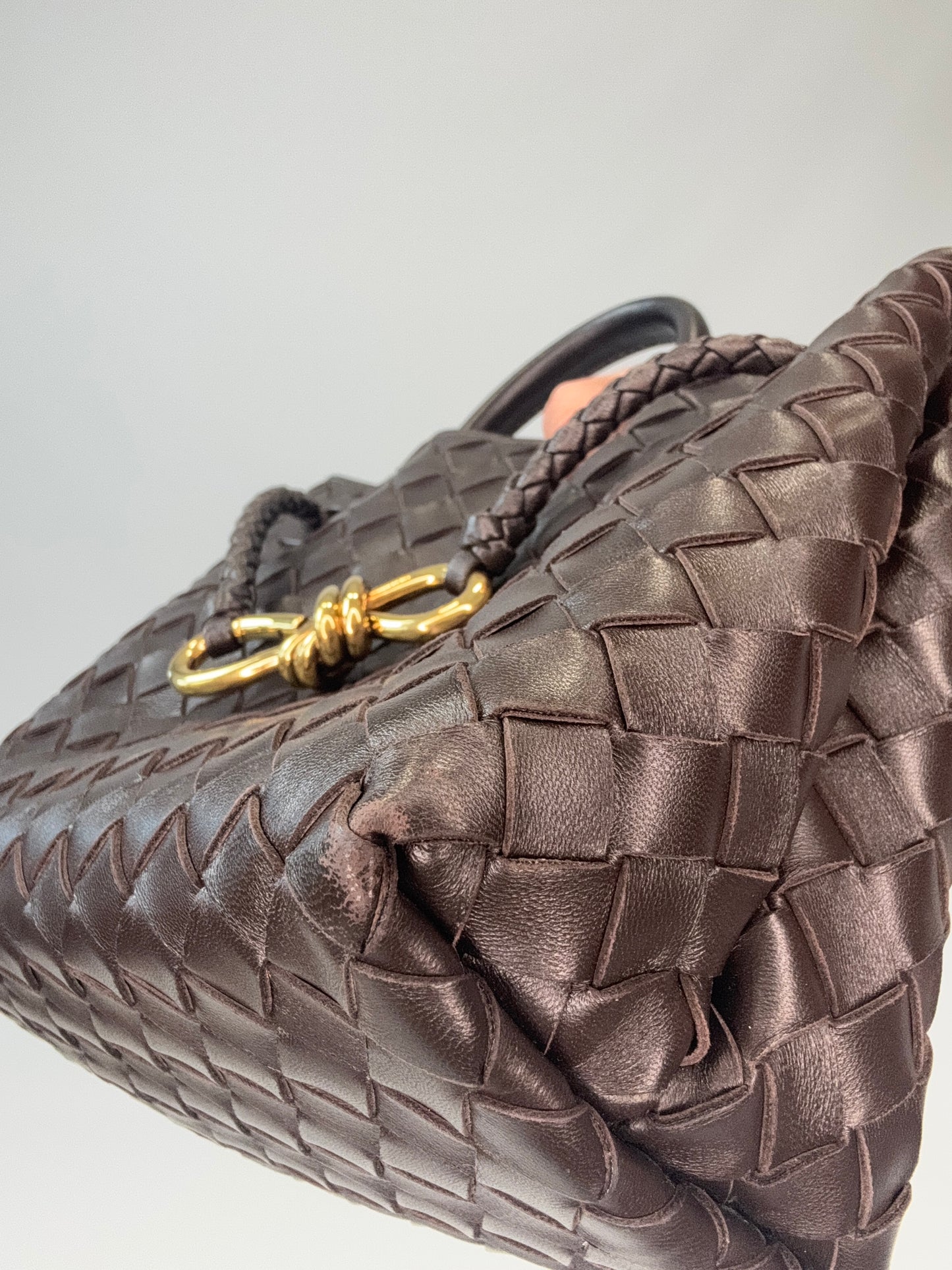Bottega Veneta Small Andiamo - Brown