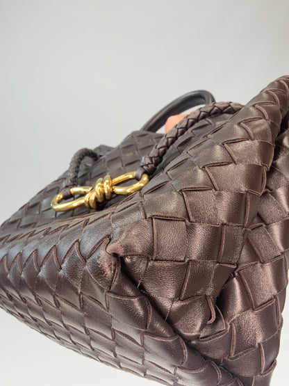 Bottega Veneta Small Andiamo - Brown