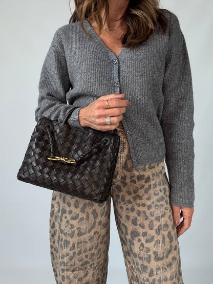 Bottega Veneta Small Andiamo - Brown