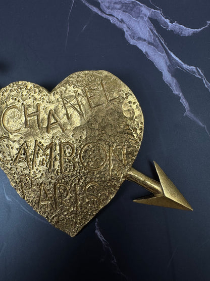 Chanel Arrow Heart Brooch — 1993 (Runway Era)