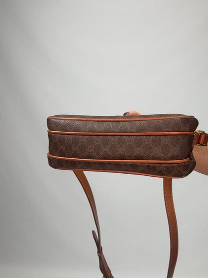 Celine Macadam Canvas Triomphe Shoulder Bag