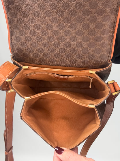 Celine Macadam Canvas Triomphe Shoulder Bag