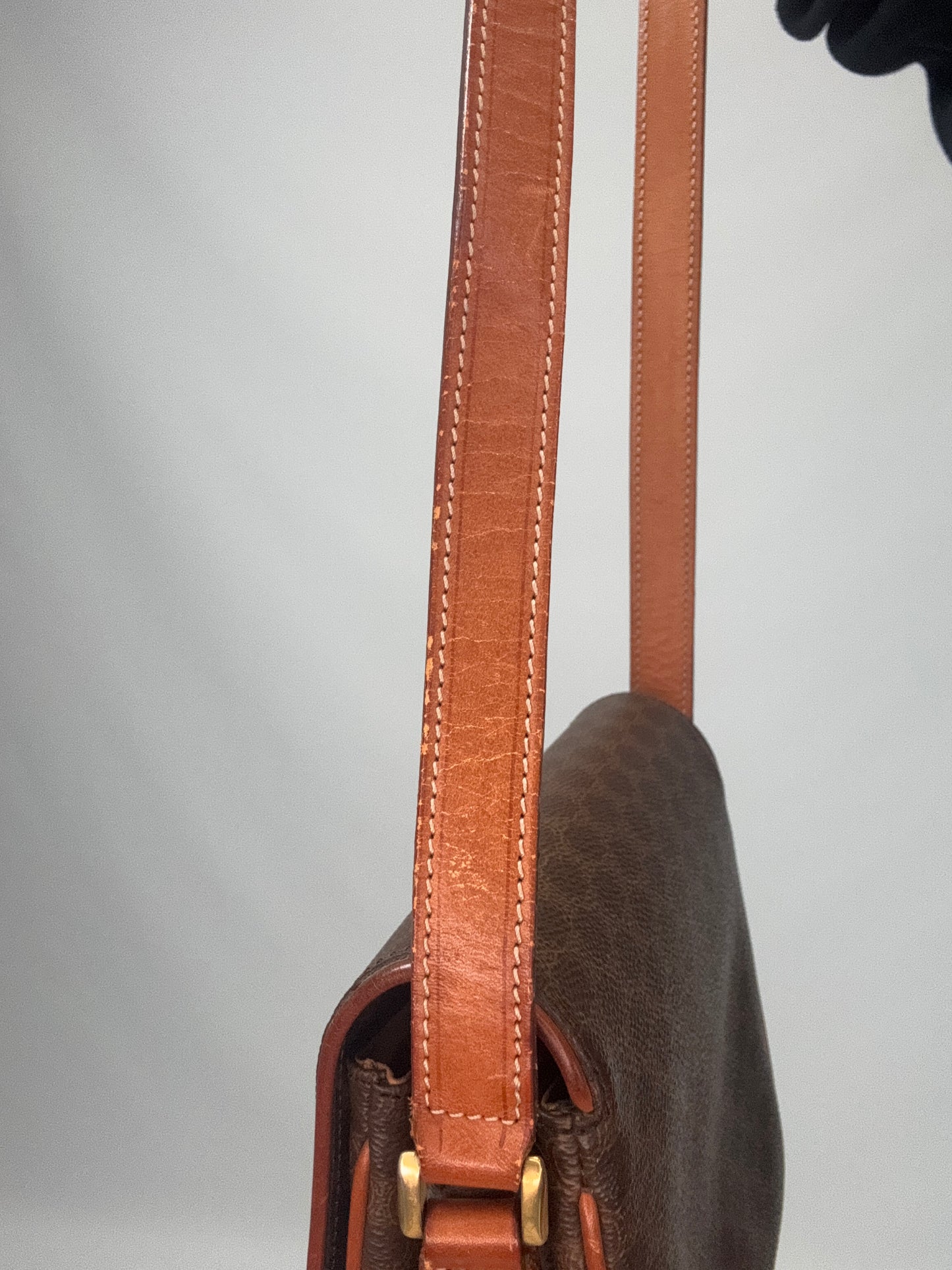 Celine Macadam Canvas Triomphe Shoulder Bag