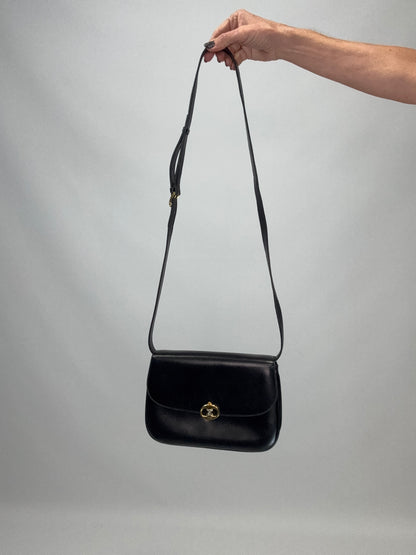 Celine Triomphe Shoulder Bag - Black / Vintage