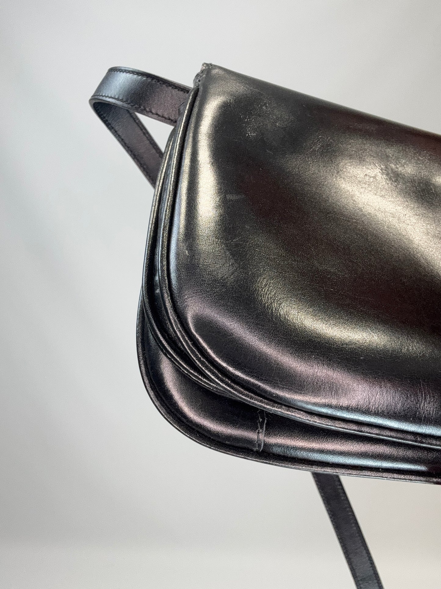 Celine Triomphe Shoulder Bag - Black / Vintage