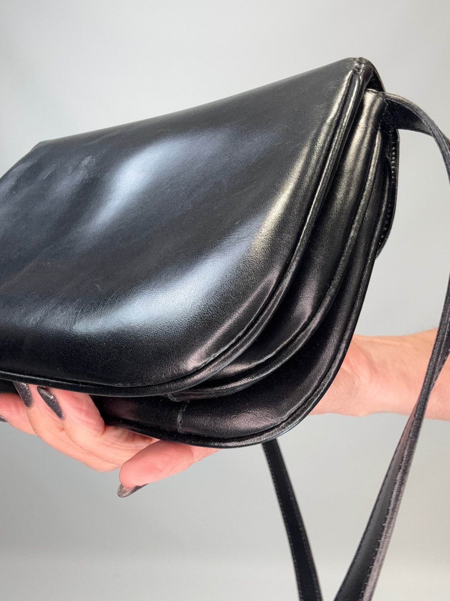 Celine Triomphe Shoulder Bag - Black / Vintage