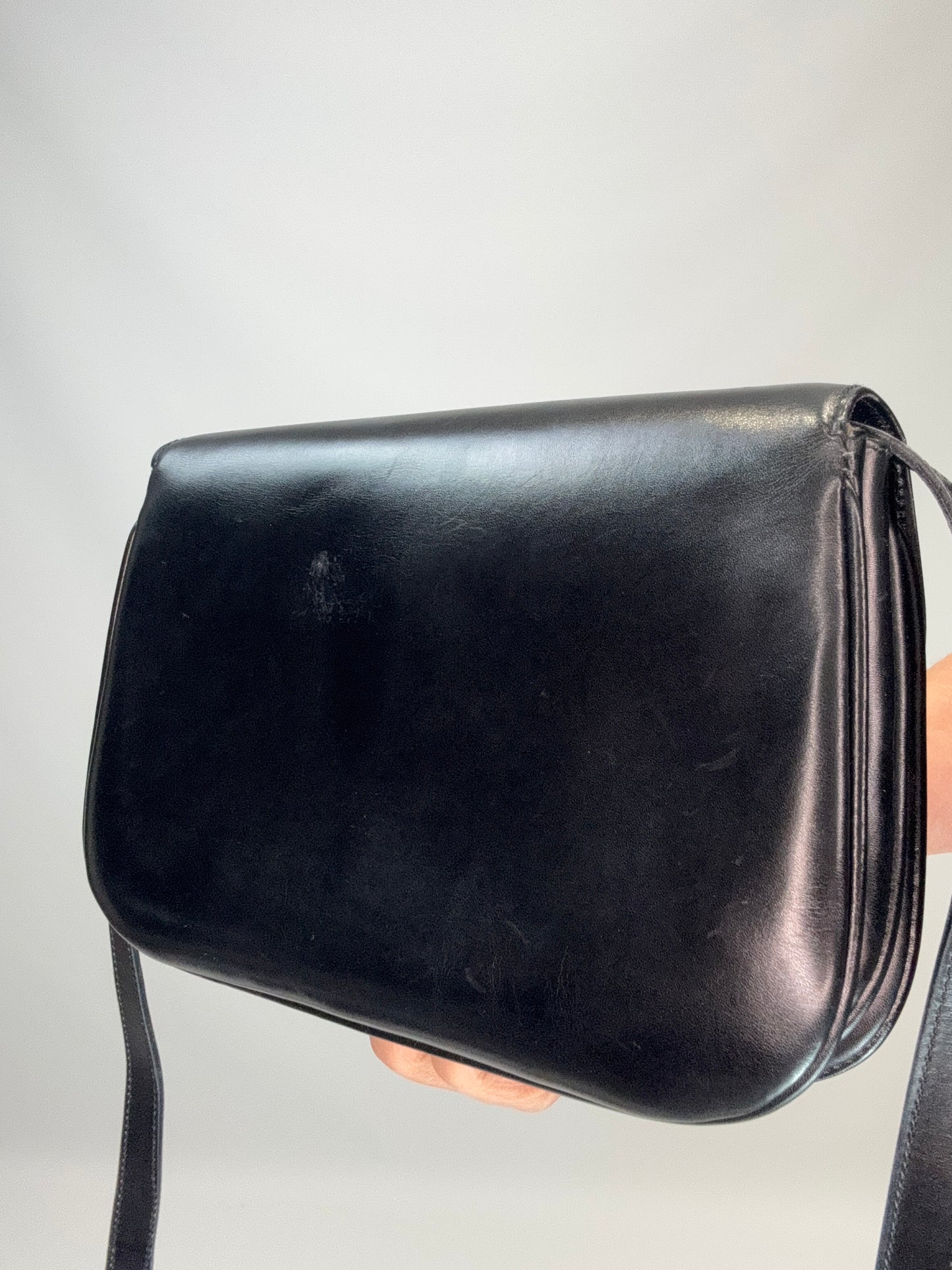Celine Triomphe Shoulder Bag - Black / Vintage