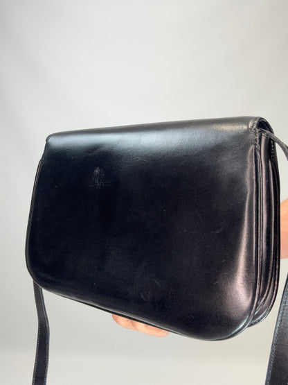 Celine Triomphe Shoulder Bag - Black / Vintage