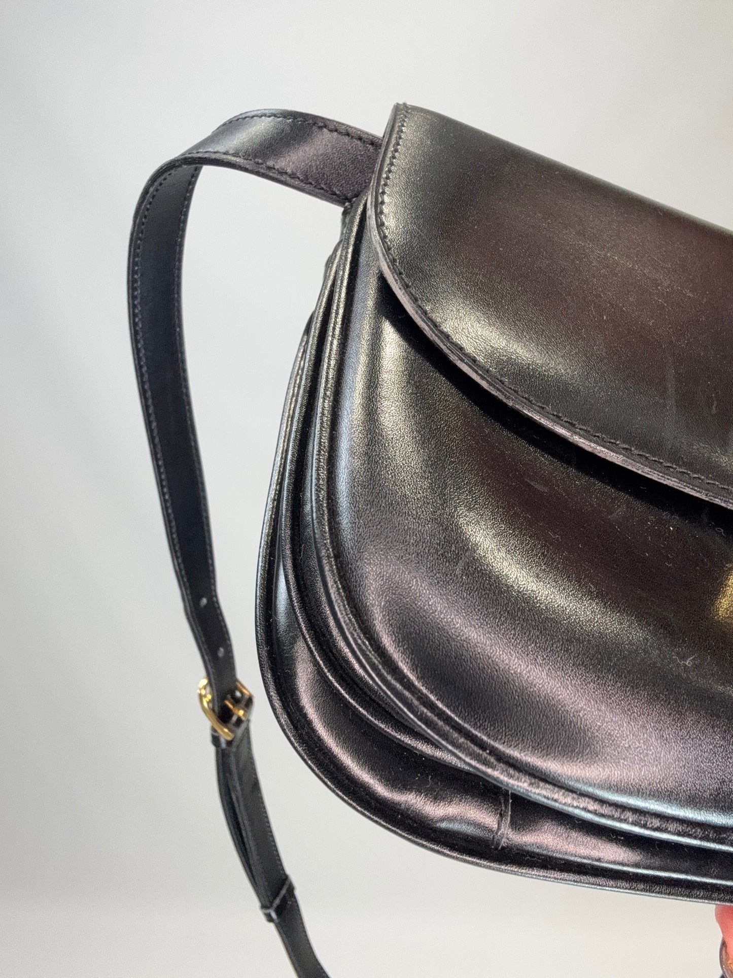 Celine Triomphe Shoulder Bag - Black / Vintage