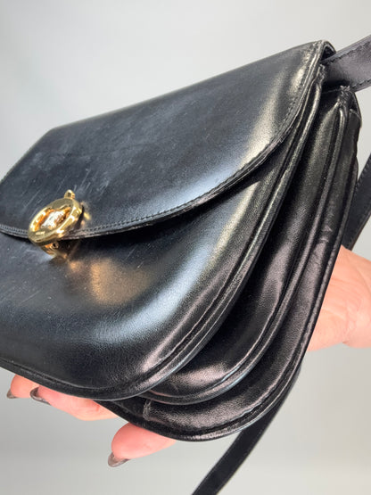 Celine Triomphe Shoulder Bag - Black / Vintage