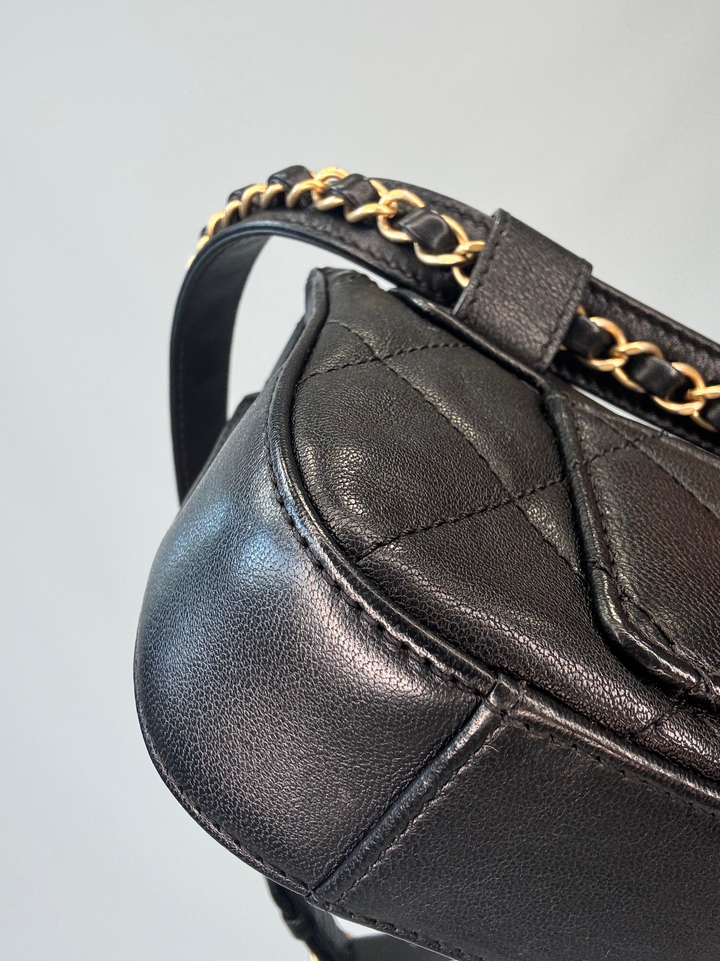 Chanel 19 Quilted Calfskin Leather Waist Bag - Black – thestilstyle
