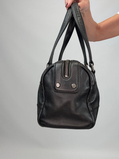 Chanel Choco Bar Mini Boston Handbag - Black