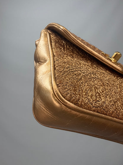 Chanel Coco Mark Nishijin-ori Waist Pouch - Gold