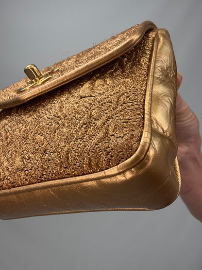 Chanel Coco Mark Nishijin-ori Waist Pouch - Gold