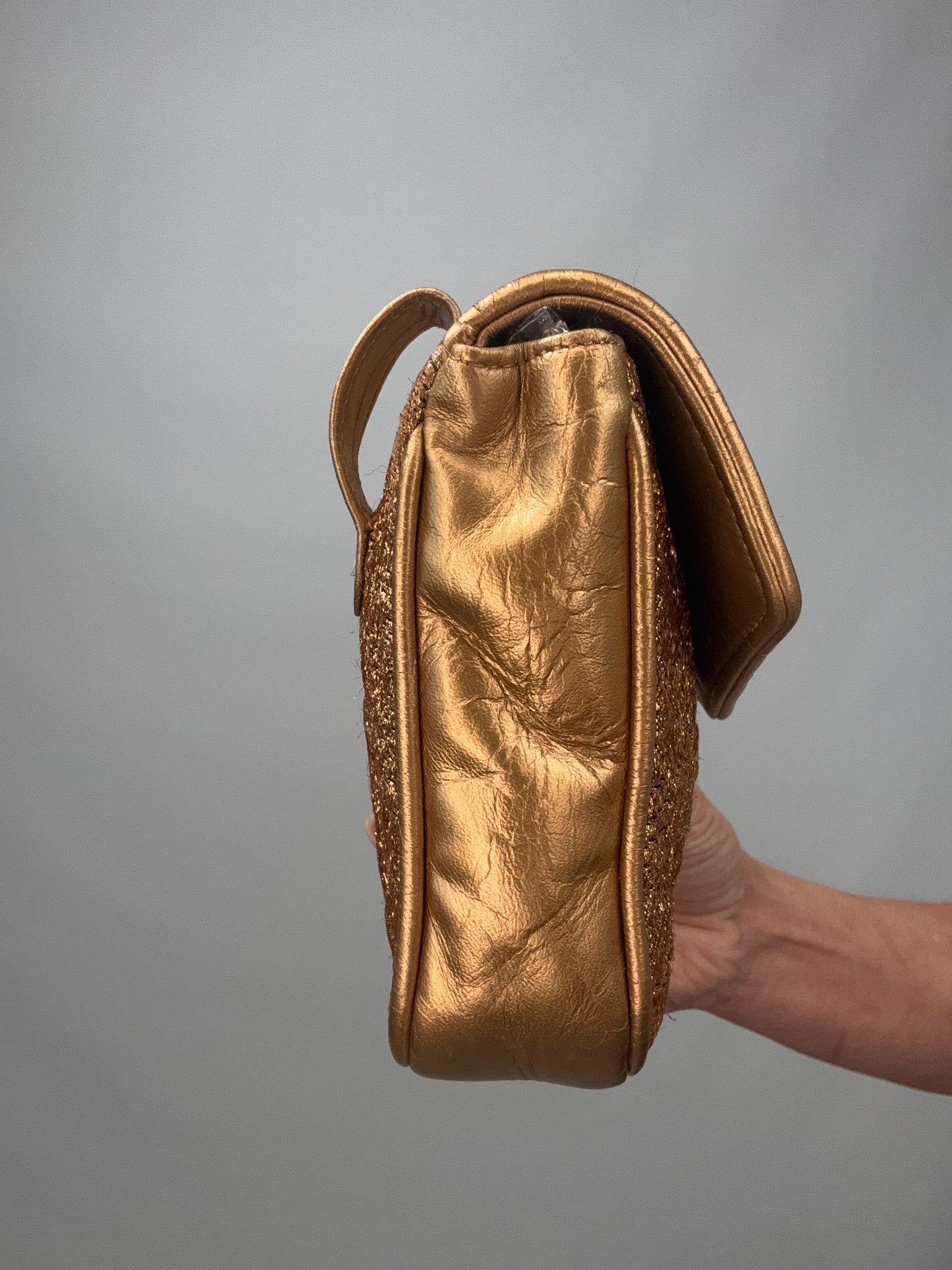 Chanel Coco Mark Nishijin-ori Waist Pouch - Gold