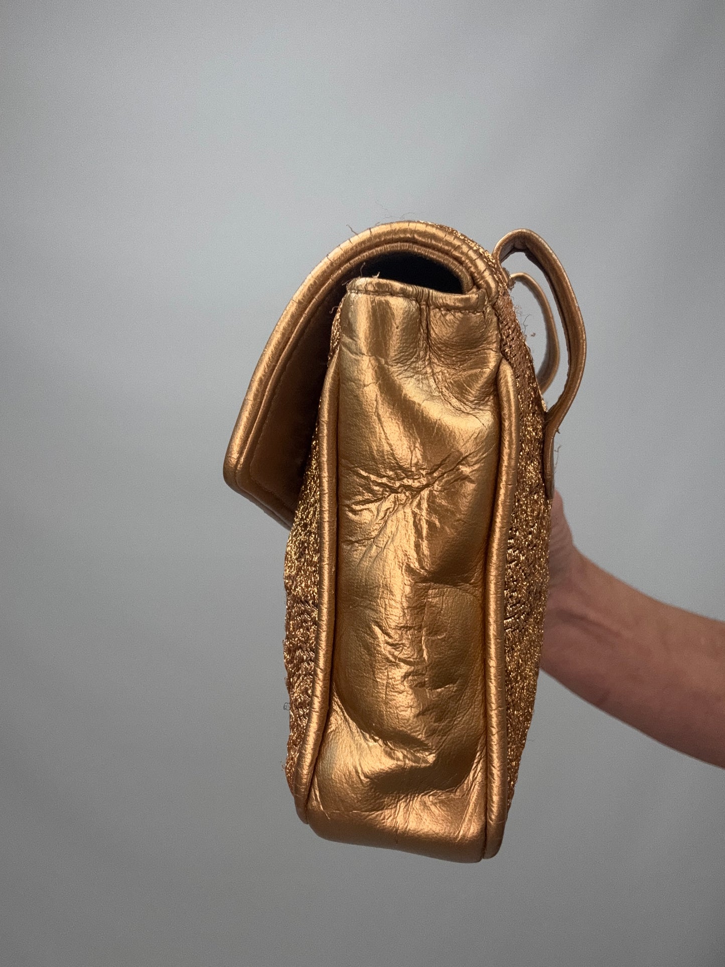 Chanel Coco Mark Nishijin-ori Waist Pouch - Gold