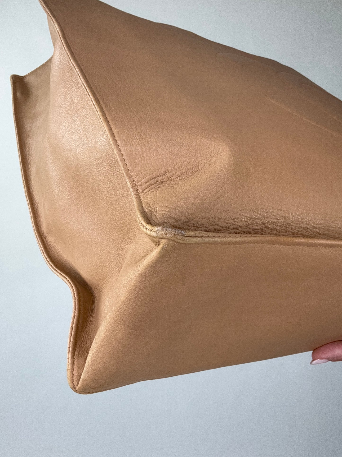 Chanel Deca Coco Chain Tote - Tan