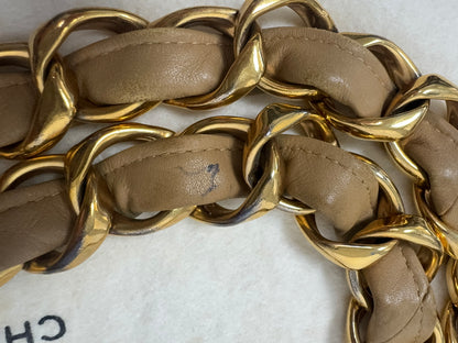 Chanel Deca Coco Chain Tote - Tan