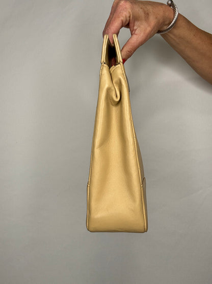 Chanel Quilted Lambskin 31 Shopping Tote - Gold