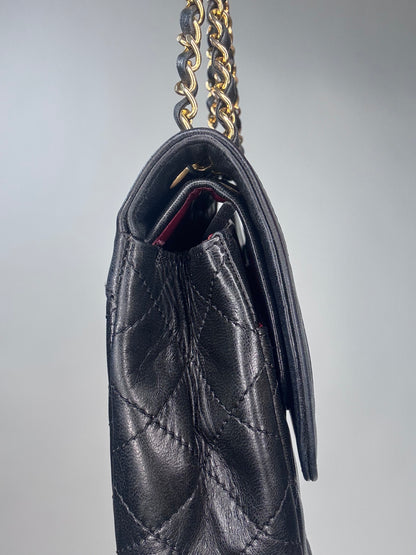 Chanel Quilted Lambskin Paris Limited Edition Double Flap Bag